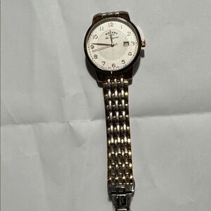 Rotary Watches Gold and Silver Men's Watch,Original Swiss Made,Sapphire Glass